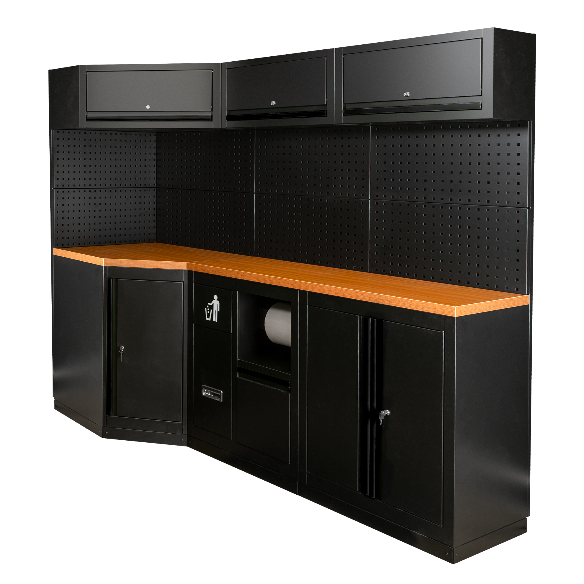 Conjunto de Mobiliário Modular de Oficina 22 Peças JBM 2160x800x1950mm Conjunto de Mobiliário Modular de Oficina 22 Peças JBM 2160x800x1950mm
