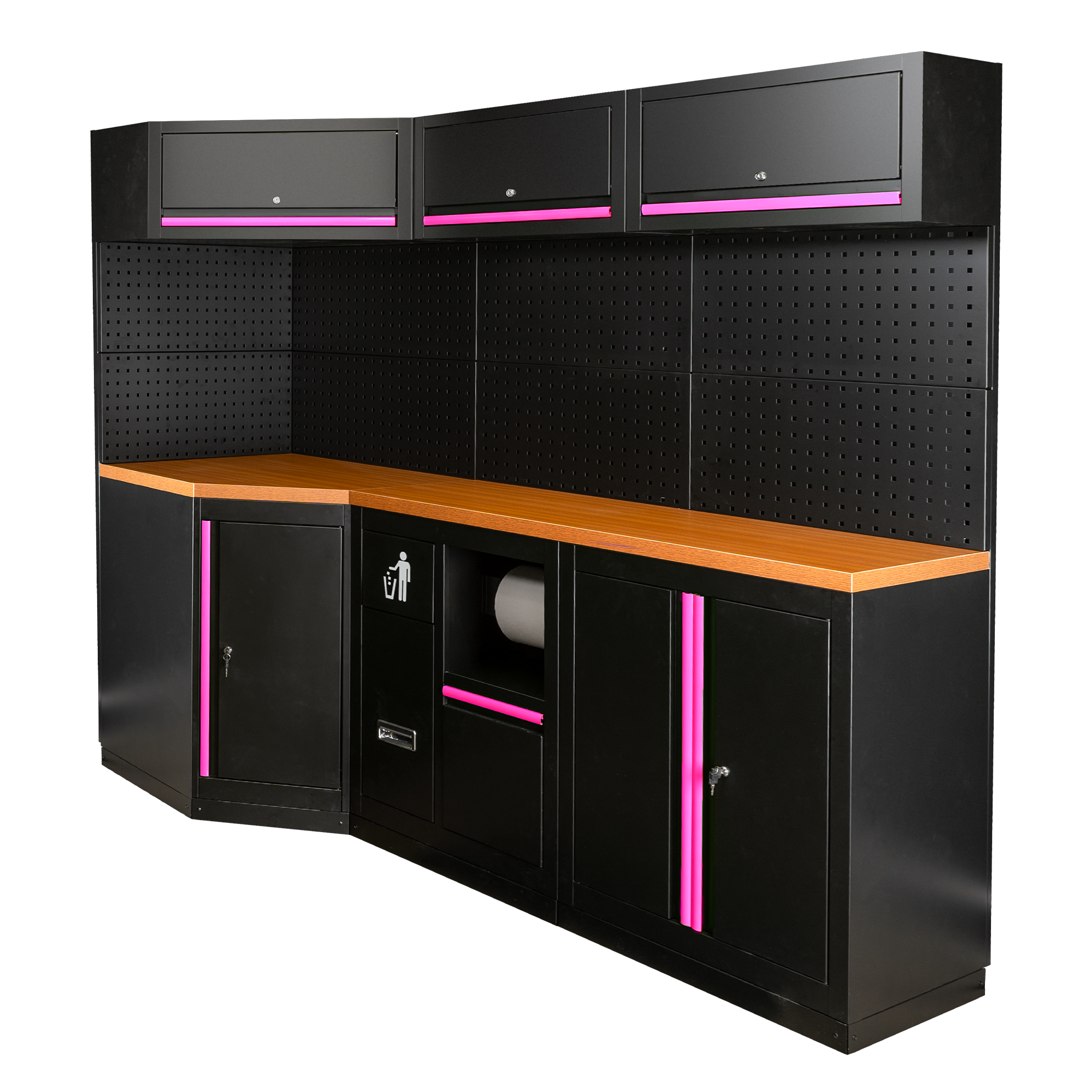Conjunto de Mobiliário Modular JBM 22 Peças em Aço e MDF Conjunto de Mobiliário Modular JBM 22 Peças em Aço e MDF