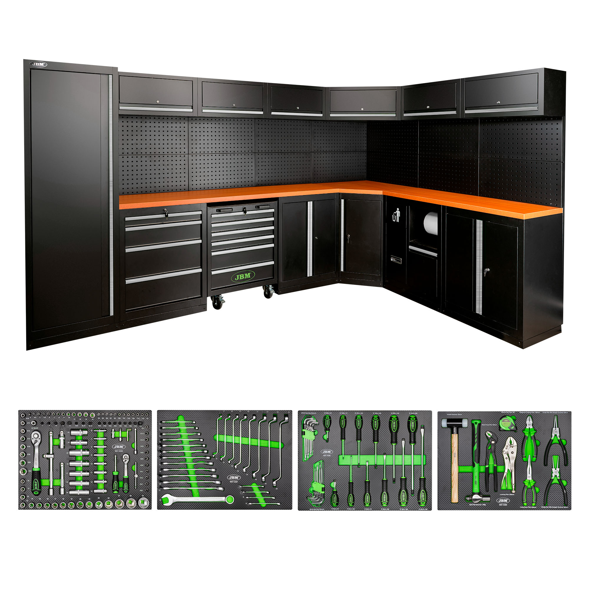 Conjunto de Mobiliário Modular JBM 43 Peças Aço e MDF