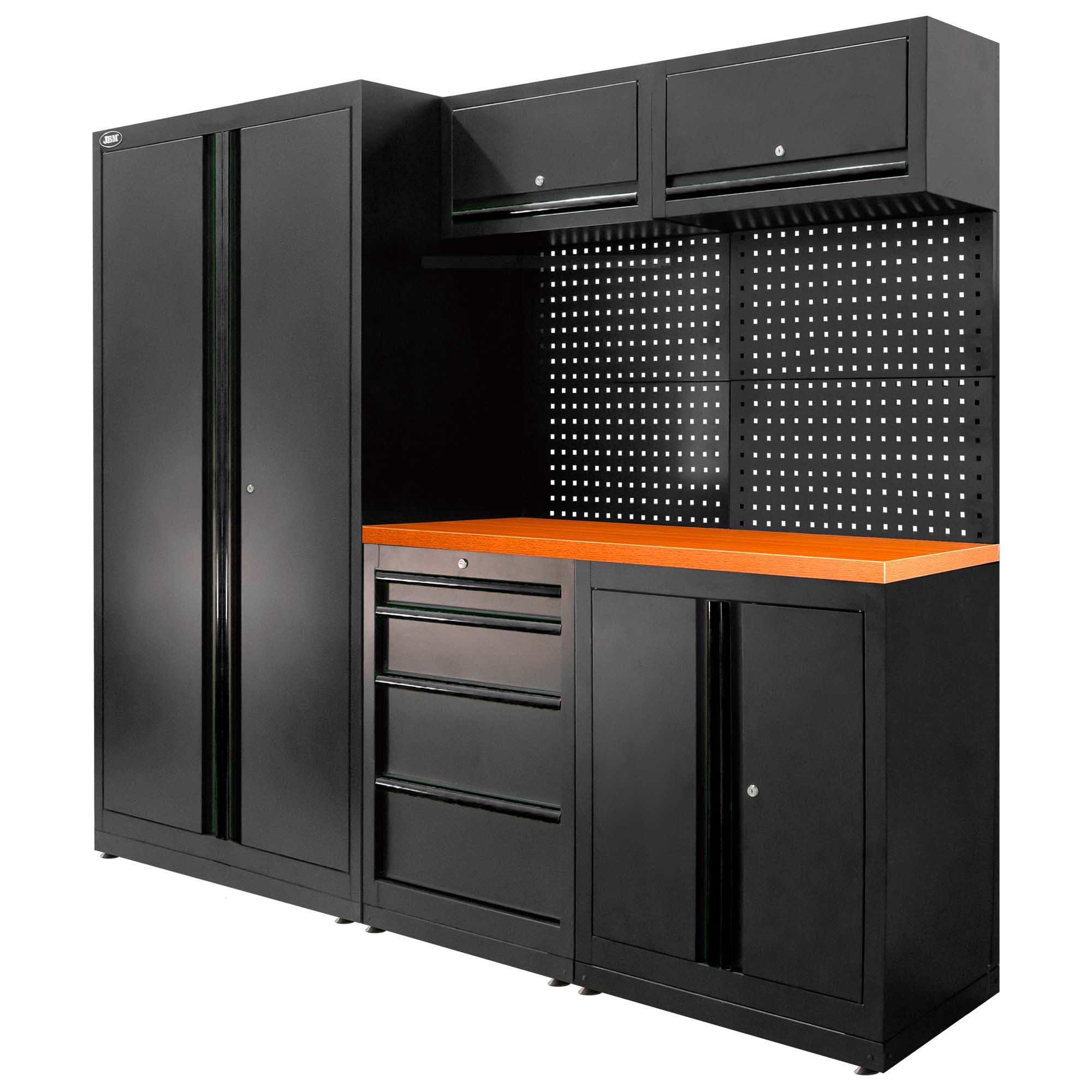 Conjunto de Móveis Modulares JBM 13 Peças 2410x620x1950mm Conjunto de Móveis Modulares JBM 13 Peças 2410x620x1950mm