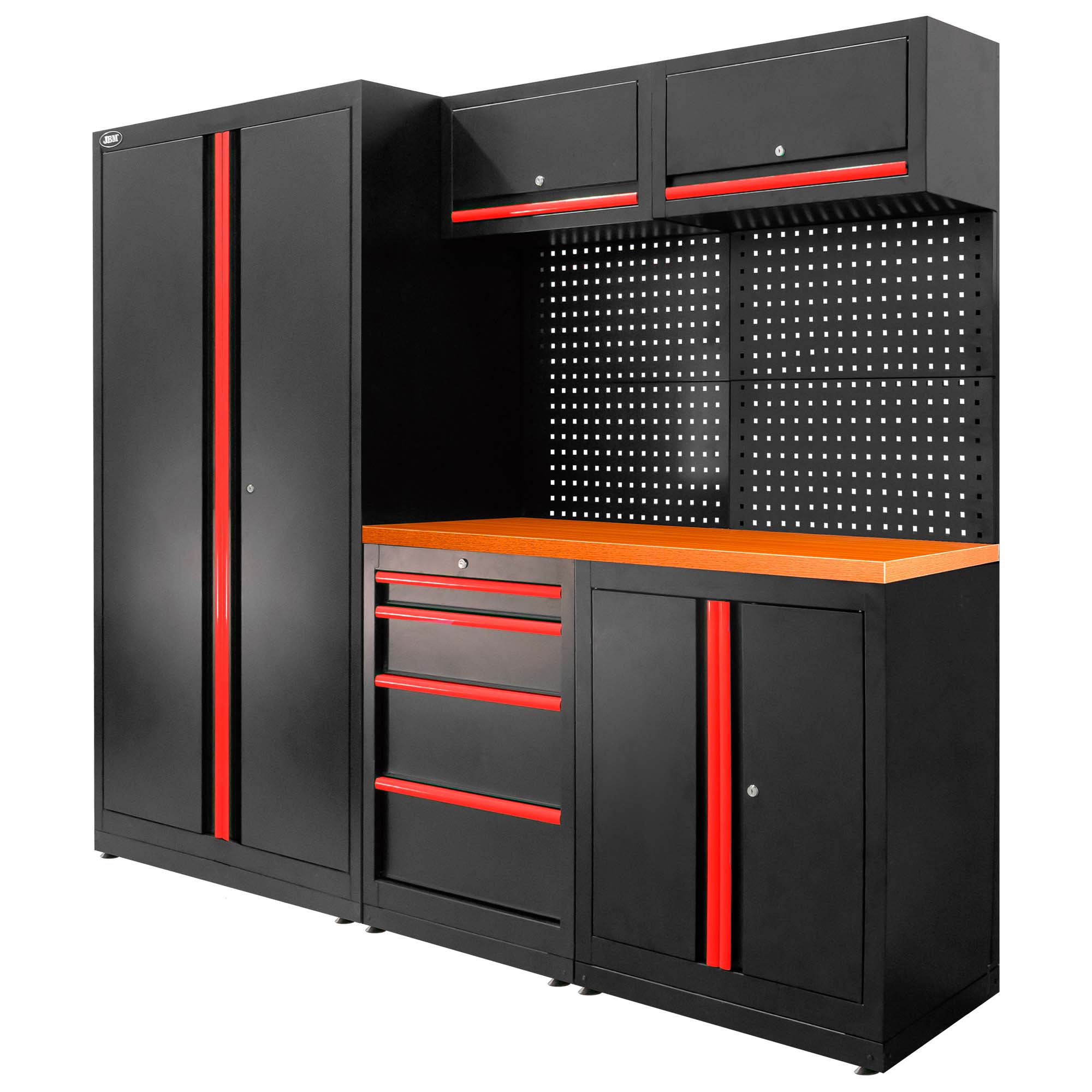 Conjunto de Móveis Modulares JBM 13 Peças MDF e Aço Conjunto de Móveis Modulares JBM 13 Peças MDF e Aço