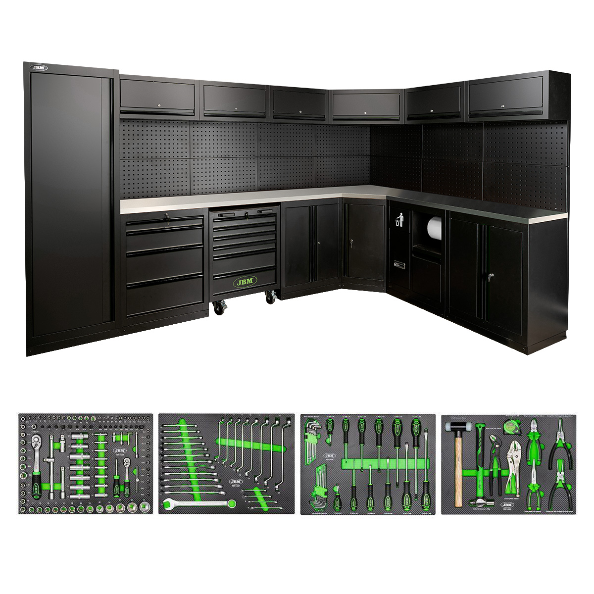 Conjunto de Mobiliário Modular JBM 43 Peças 3440x2160x1950mm