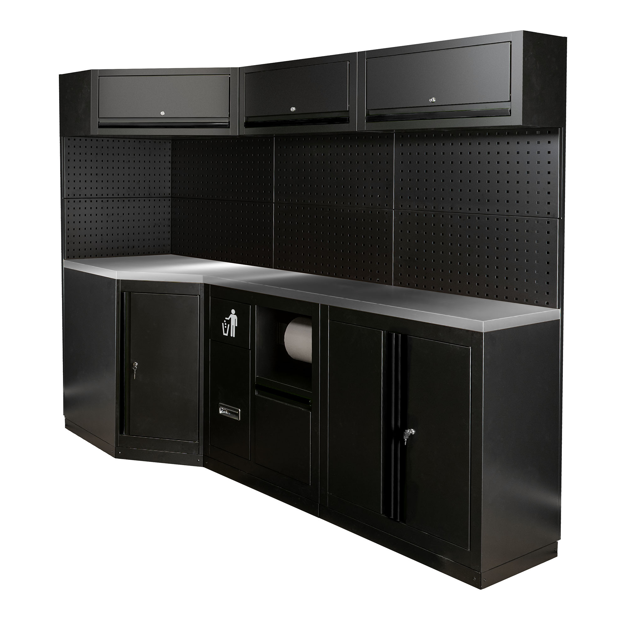 Conjunto de Móveis Modulares JBM 22 Peças Inox/Aço Conjunto de Móveis Modulares JBM 22 Peças Inox/Aço