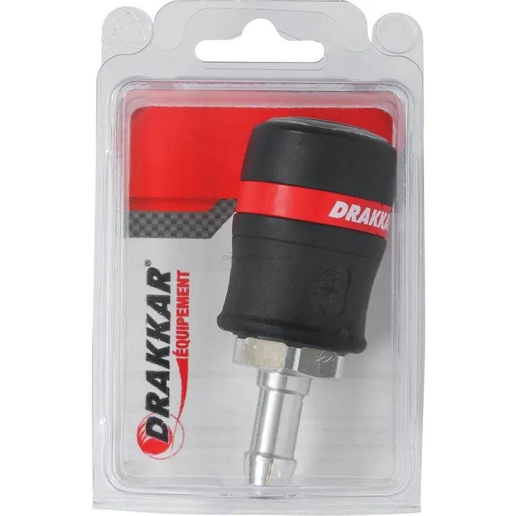 Acoplamento Rápido de Segurança DRAKKAR 11mm para Tubo 13mm 250m³/h Blister