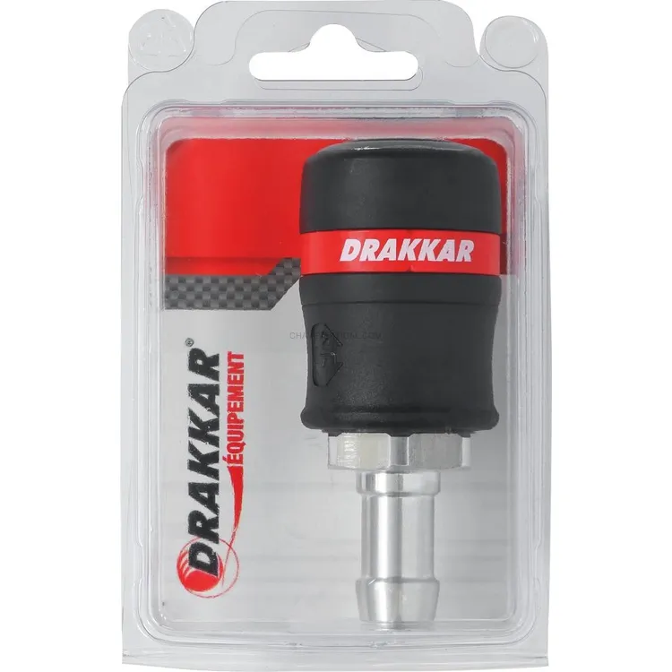 Acoplamento Rápido de Segurança DRAKKAR 11mm para Tubo 16mm 250m³/h Blister
