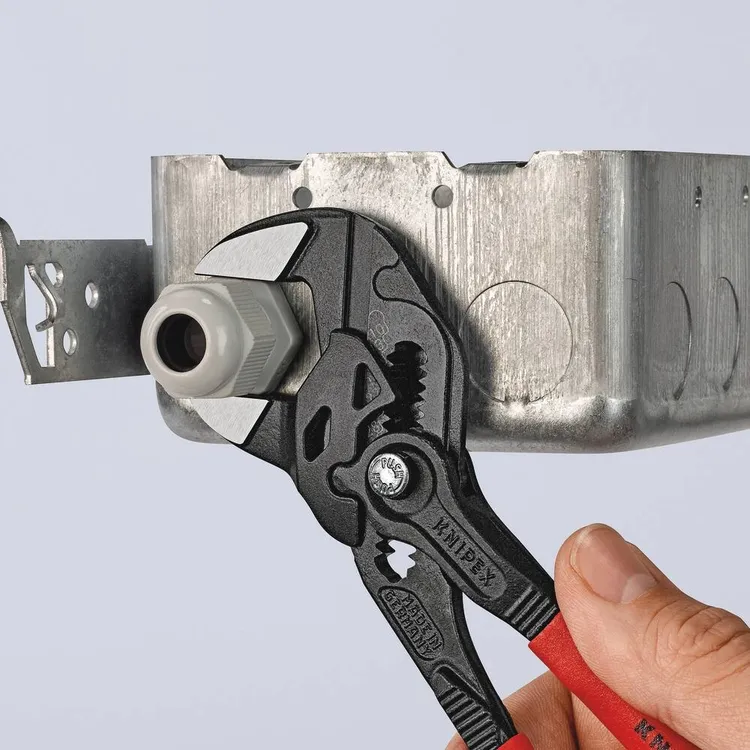 Alicate Chave KNIPEX 250mm Abertura 52mm em Cartela