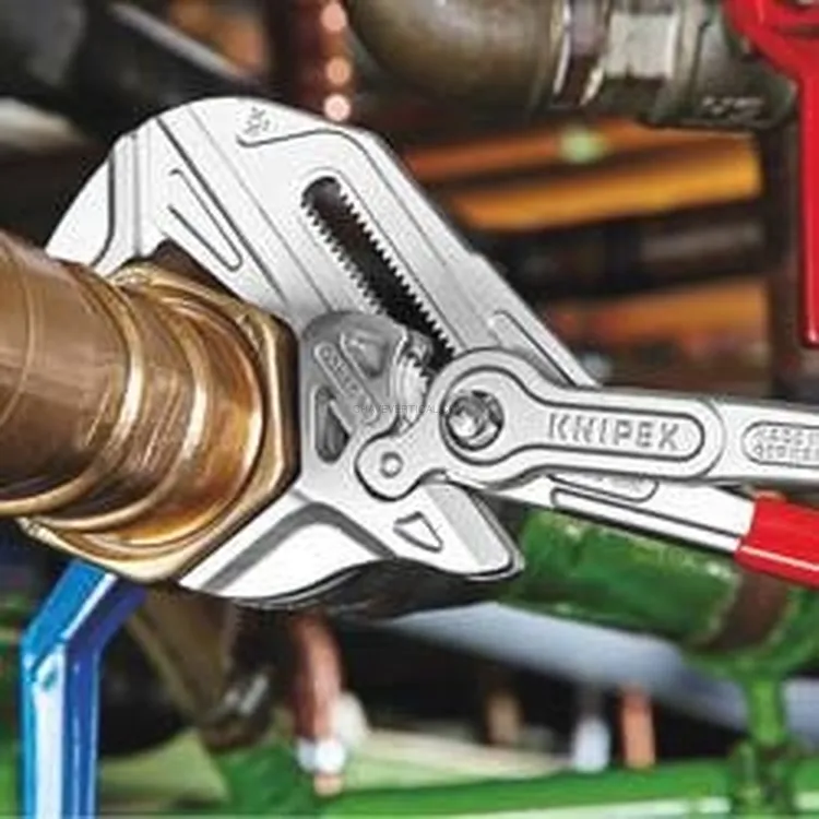 Alicate Chave KNIPEX 400mm com Botão de Regulação