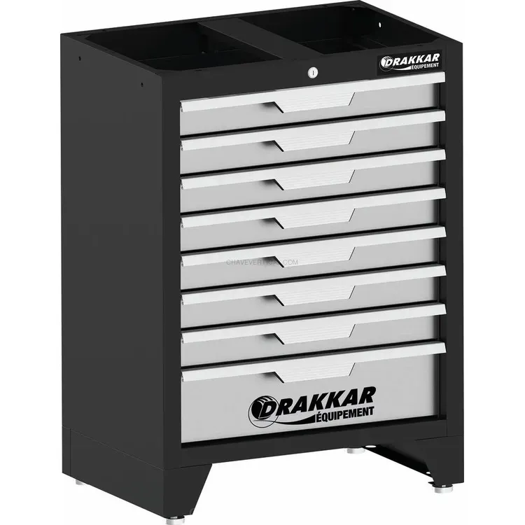 Armário Baixo DRAKKAR 8 Gavetas 680x458x987mm 150kg