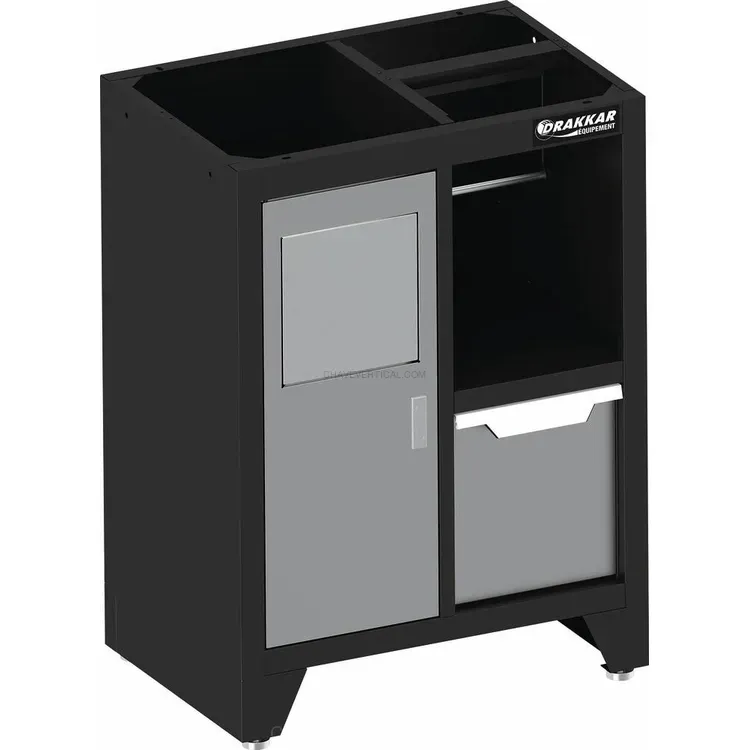 Armário Baixo DRAKKAR com Caixote e Suporte para Rolo 680x458x987mm