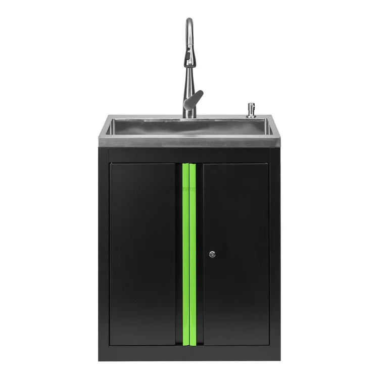 Armário com Lava-loiça Integrado JBM 680x500x935MM Inox