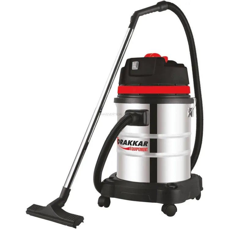Aspirador de Água e Pó DRAKKAR 40L 230V 1200W Inox Aspirador de Água e Pó DRAKKAR 40L 230V 1200W Inox