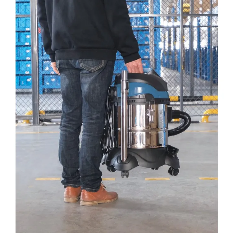 Aspirador de Líquidos e Pó SCHNEIDER 20 L 1200 W 230 V Inox