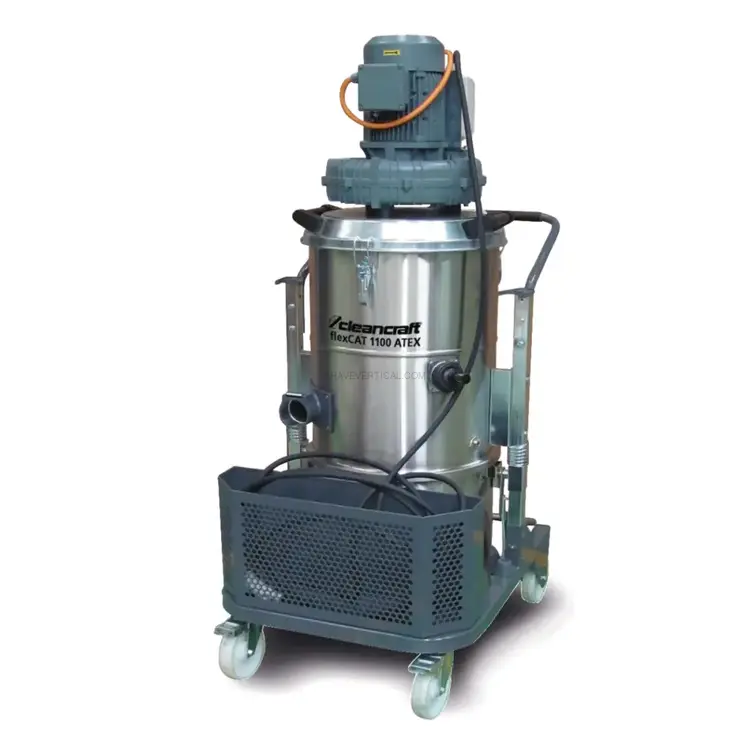 Aspirador de Sólidos ATEX CLEANCRAFT FLEXCAT 1100 400V 5067 l/min 100L Aspirador de Sólidos ATEX CLEANCRAFT FLEXCAT 1100 400V 5067 l/min 100L