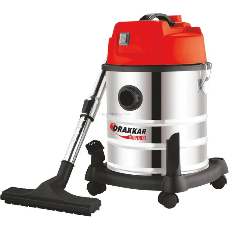 Aspirador de Sólidos e Líquidos DRAKKAR 20L 1200W 230V Inox