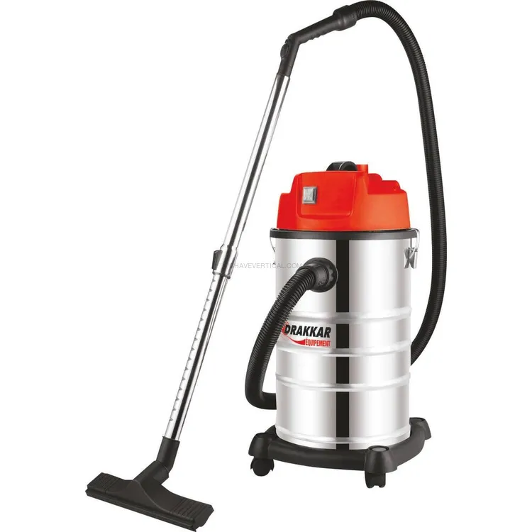 Aspirador de Sólidos e Líquidos DRAKKAR 30L 1200W 230V Inox