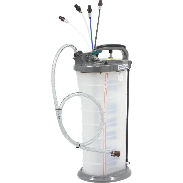 Aspirador Manual/Pneumático de Óleo DRAKKAR 9,5L para Mudança de Óleo