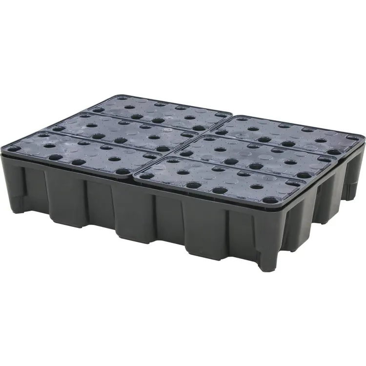 Bacia de Retenção Modular CEMO 60L em Polietileno com Grelhas