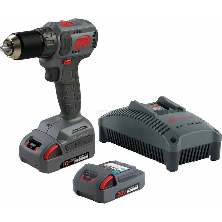 Berbequim Aparafusador Brushless 20V 50Nm com 2 Baterias 2,5Ah
