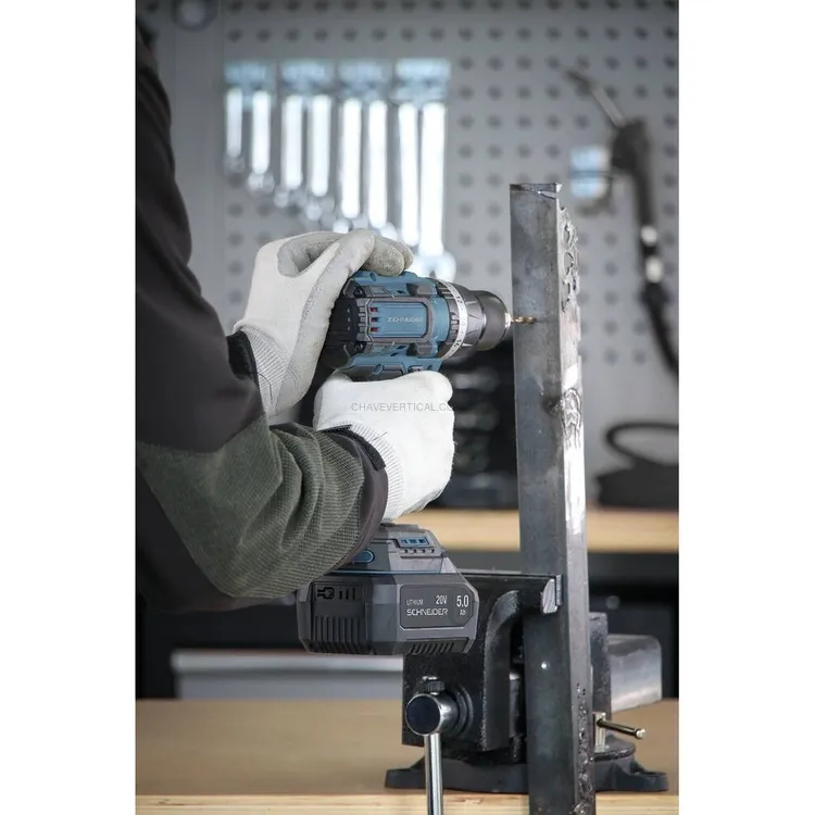 Berbequim Aparafusadora de Percussão SCHNEIDER Brushless 20V 60Nm