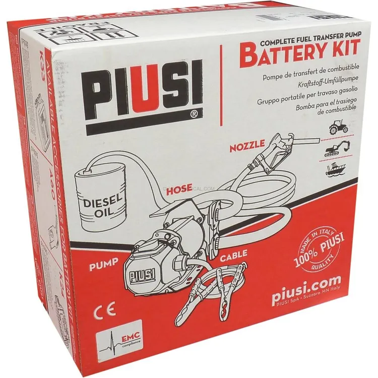 Bomba de Gasóleo PIUSI 24V 50L/min 280W em Kit