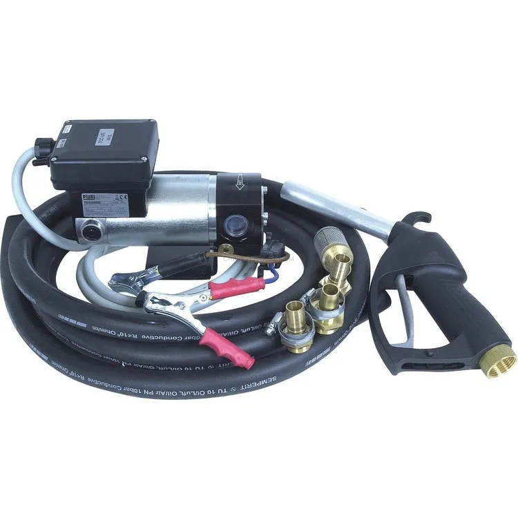 Bomba Elétrica de Óleo PIUSI 12V 10L/min com Mangueira e Pistola Bomba Elétrica de Óleo PIUSI 12V 10L/min com Mangueira e Pistola