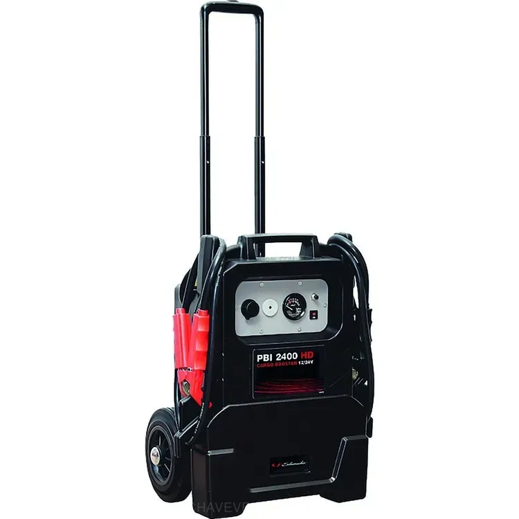 Booster de Arranque SCHNEIDER PBI 2400HD 12/24V 6200A com Rodas Booster de Arranque SCHNEIDER PBI 2400HD 12/24V 6200A com Rodas