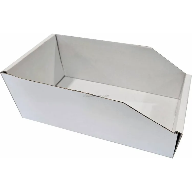 Caixa Organizadora Aberta KARZAN Cartão Branco 280x150x110mm 50 Unidades Caixa Organizadora Aberta KARZAN Cartão Branco 280x150x110mm 50 Unidades