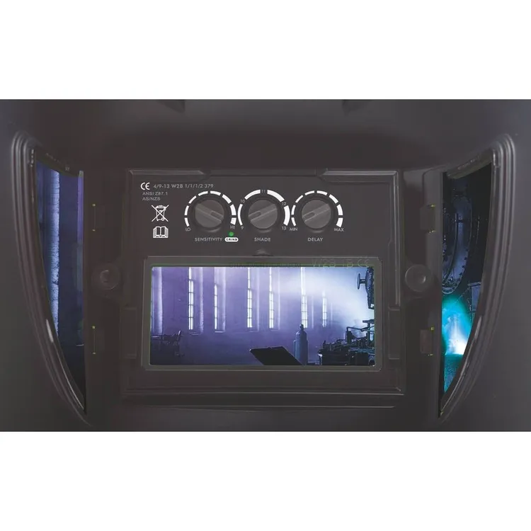 Capacete de Soldadura Automático Ventilado WELTEK DIN 9-13 Visão 93x43mm