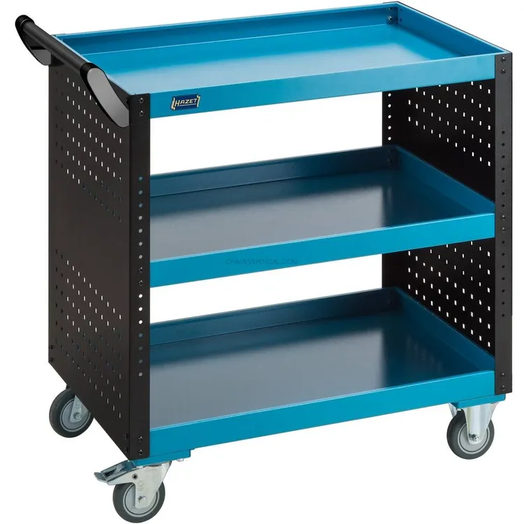 Carrinho de Oficina Metálico HAZET 3 Prateleiras 888X541X899MM Carrinho de Oficina Metálico HAZET 3 Prateleiras 888X541X899MM