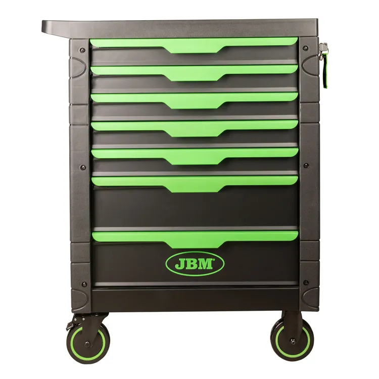 Carro de Ferramentas 7 Gavetas Verde + Ventilador Nebulizador de Água 75W JBM