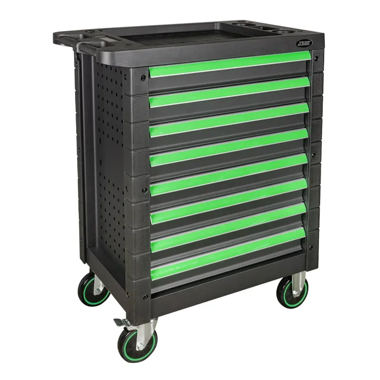 Carro de Ferramentas 8 Gavetas JBM 300kg Verde Carro de Ferramentas 8 Gavetas JBM 300kg Verde