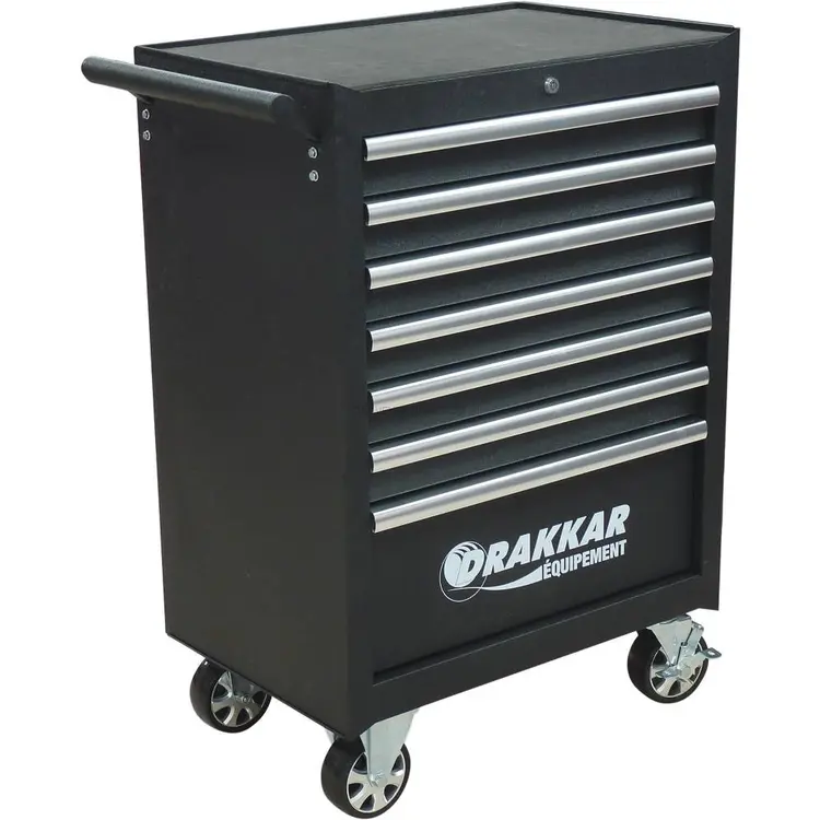 Carro de Ferramentas DRAKKAR 7 Gavetas 215 Peças Carro de Ferramentas DRAKKAR 7 Gavetas 215 Peças