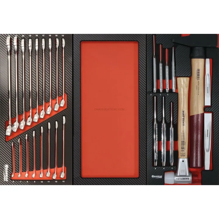 Carro de Ferramentas DRAKKAR 7 Gavetas com 171 Ferramentas 680x460x1005mm