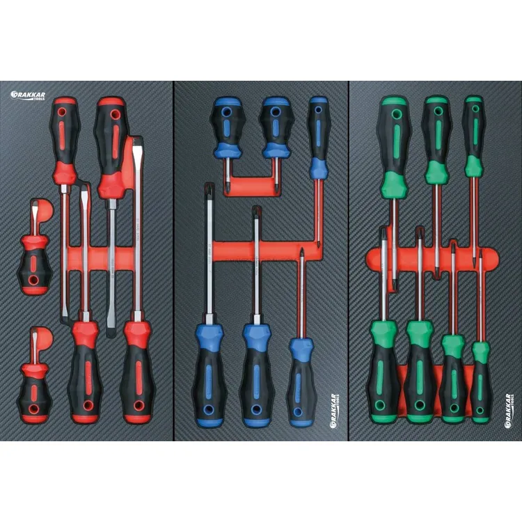 Carro de Ferramentas DRAKKAR 7 Gavetas com 172 Peças 680x460x1005mm
