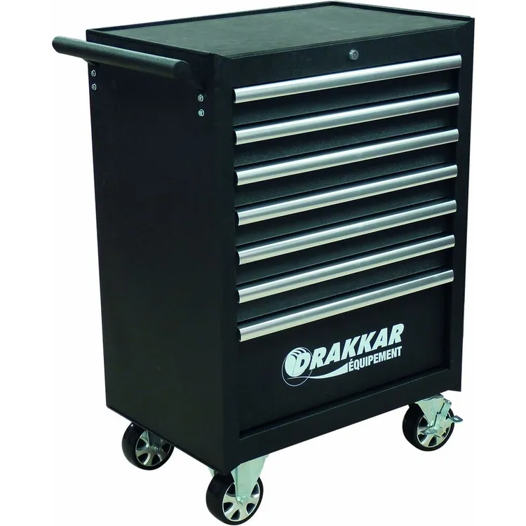 Carro de Ferramentas DRAKKAR 7 Gavetas com 176 Peças 680x460x1005mm