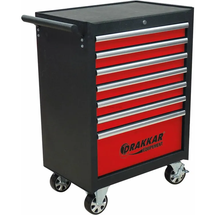 Carro de Ferramentas DRAKKAR 7 Gavetas com 249 Ferramentas 680x460x1005mm Carro de Ferramentas DRAKKAR 7 Gavetas com 249 Ferramentas 680x460x1005mm