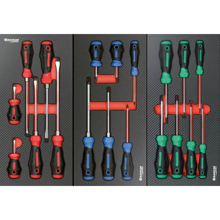 Carro de Ferramentas DRAKKAR 7 Gavetas com 249 Ferramentas 680x460x1005mm