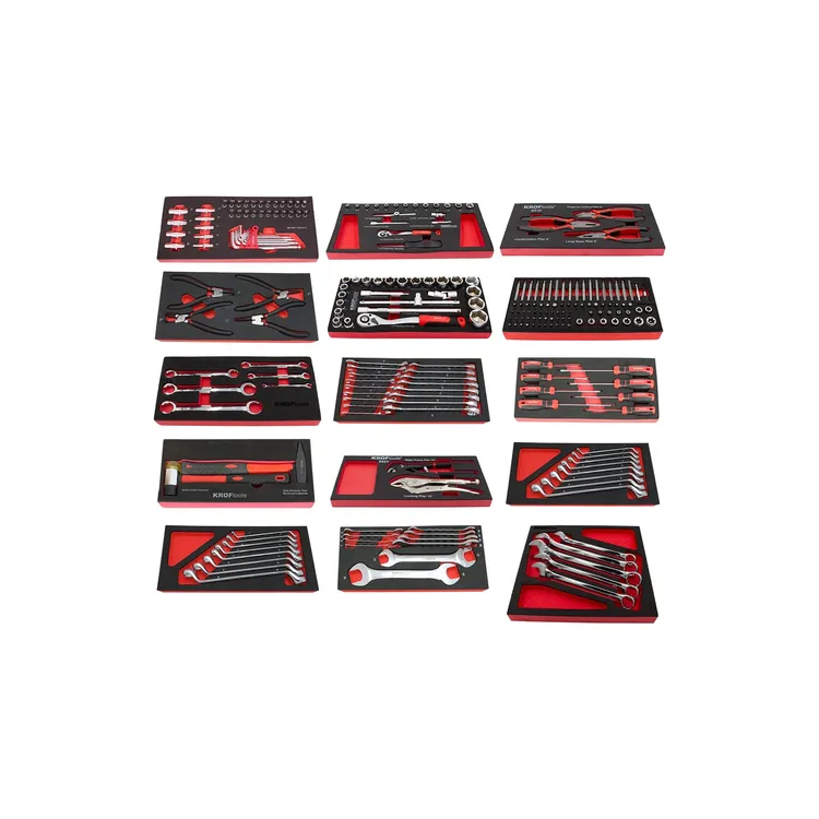 Carro de ferramentas KROFTOOLS 7 gavetas 237 peças