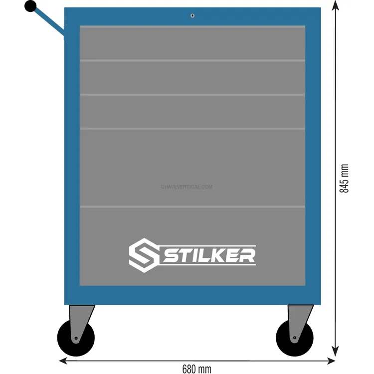 Carro de Ferramentas STILKER 5 Gavetas 153 Peças
