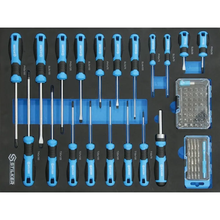 Carro de Ferramentas STILKER 7 Gavetas com 273 Peças 675x450x900mm