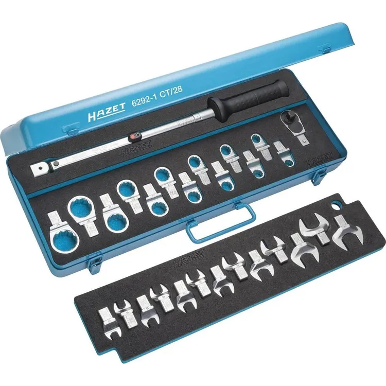 Chave Dinamométrica HAZET 3/4" 20-120Nm com Estojo de 28 Peças Chave Dinamométrica HAZET 3/4" 20-120Nm com Estojo de 28 Peças