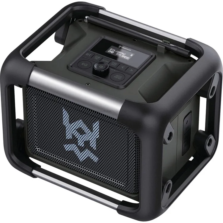 Coluna de Obra Portátil DRAKKAR 20V 40W Bluetooth 5.0 Coluna de Obra Portátil DRAKKAR 20V 40W Bluetooth 5.0