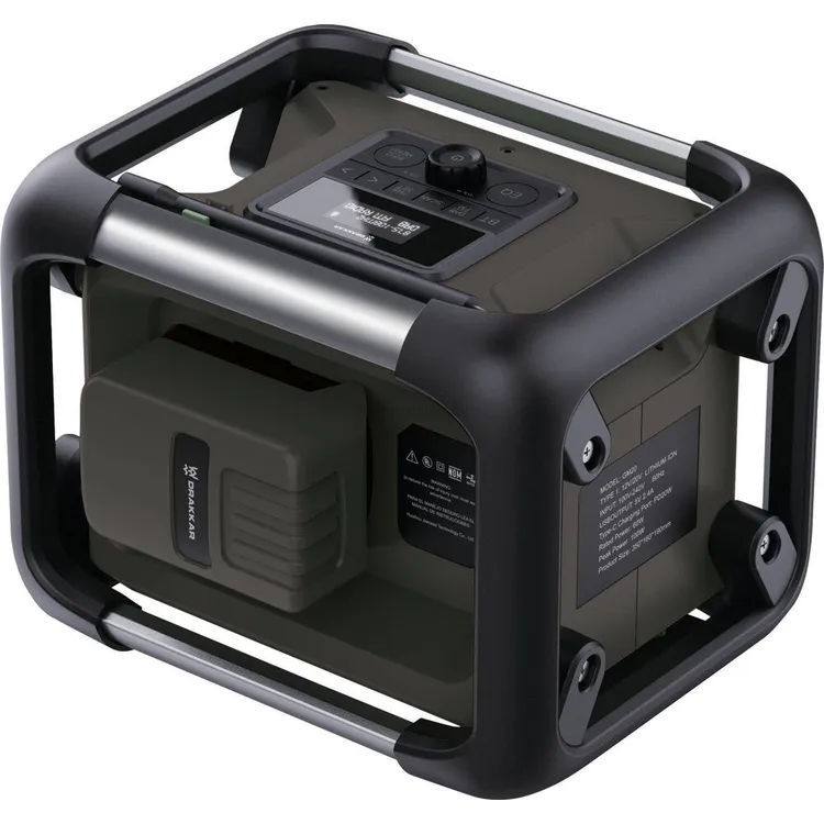Coluna de Obra Portátil DRAKKAR 20V 40W Bluetooth 5.0