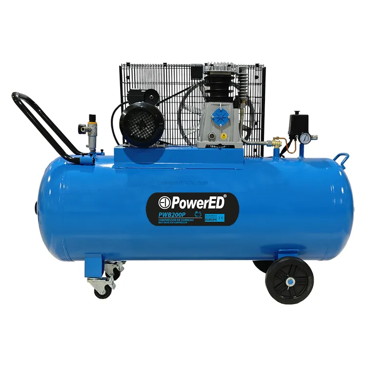 Compressor de Correias POWERED PWB200P 200L 4HP 10Bar 220V Compressor de Correias POWERED PWB200P 200L 4HP 10Bar 220V