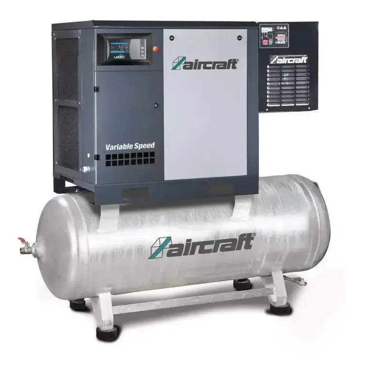 Compressor de Parafuso AIRCRAFT 11-08-500 K VS (IE3) 680 - 1700 L/MIN 8 BAR
