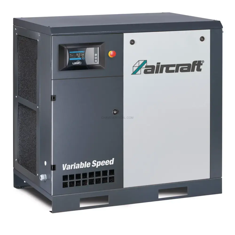 Compressor de Parafuso AIRCRAFT 11-08 VS (IE3) 680 - 1700 L/MIN 8 BAR Compressor de Parafuso AIRCRAFT 11-08 VS (IE3) 680 - 1700 L/MIN 8 BAR