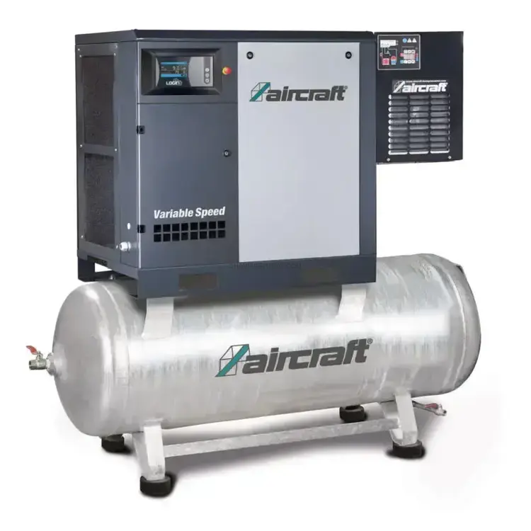 Compressor de Parafuso AIRCRAFT A-K-MAX 11-10-500 K 10 bar 620-1580 l/min 3/4" Compressor de Parafuso AIRCRAFT A-K-MAX 11-10-500 K 10 bar 620-1580 l/min 3/4"
