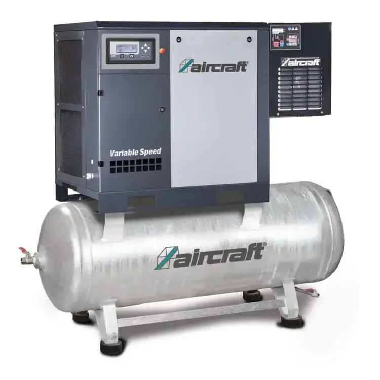 Compressor de Parafuso AIRCRAFT A-K-MAX 7,5-10-270F 7,5kW 10bar 400V Compressor de Parafuso AIRCRAFT A-K-MAX 7,5-10-270F 7,5kW 10bar 400V
