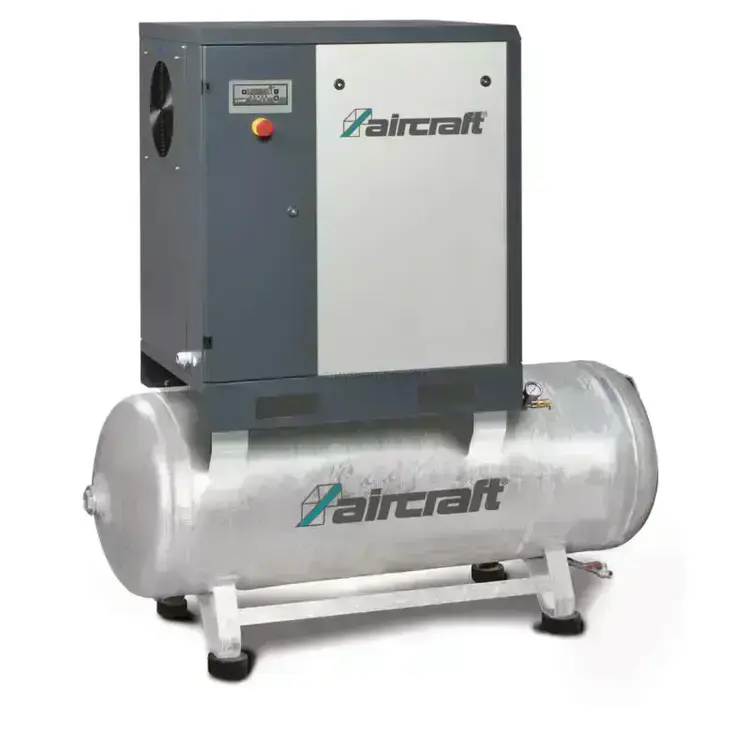 Compressor de Parafuso AIRCRAFT A-PLUS 11-08-270 11kW 8 bar 1650 l/min Compressor de Parafuso AIRCRAFT A-PLUS 11-08-270 11kW 8 bar 1650 l/min