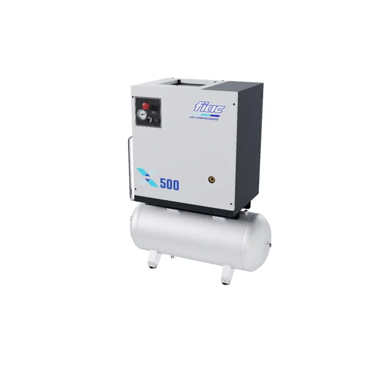 Compressor de Parafuso Inverter FIAC X500 100L 10bar 5.5HP Compressor de Parafuso Inverter FIAC X500 100L 10bar 5.5HP